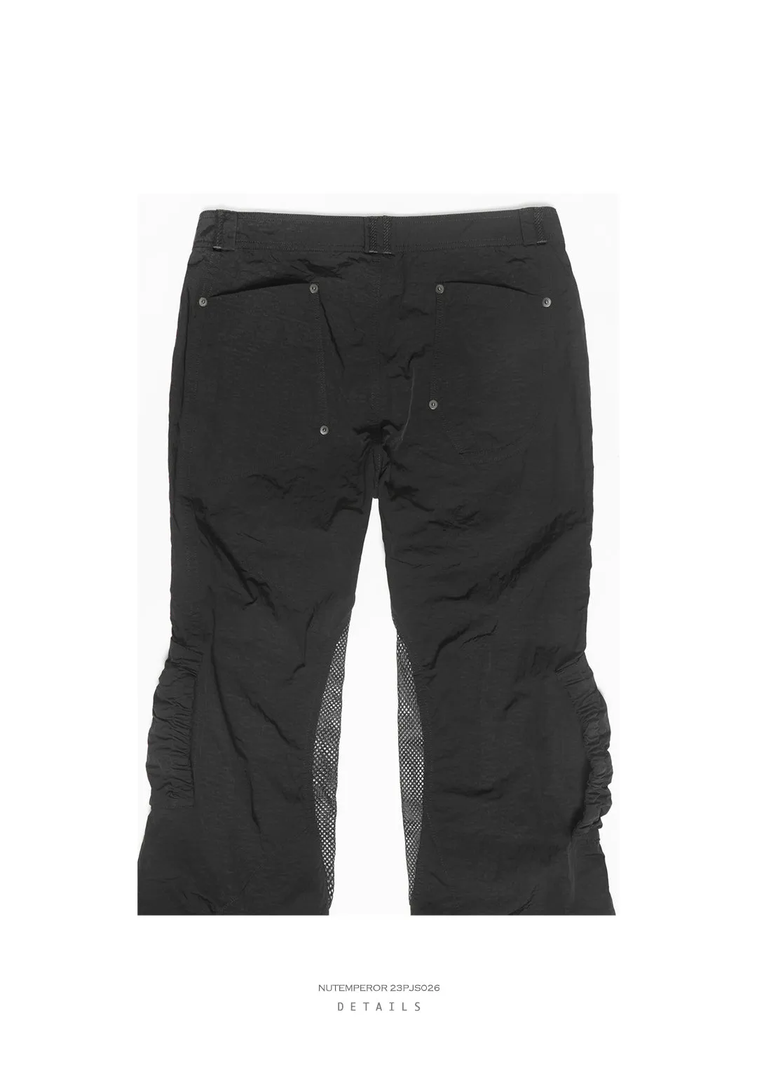 Slim Fit Nylon Flared Pants