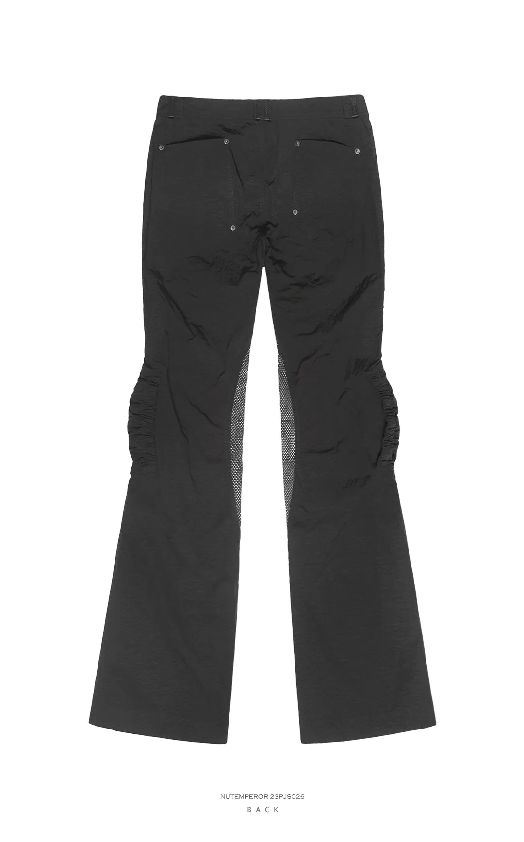 Slim Fit Nylon Flared Pants