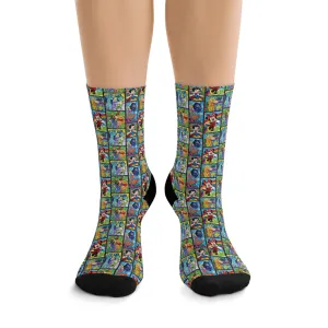 Stained Glass Characters Socks