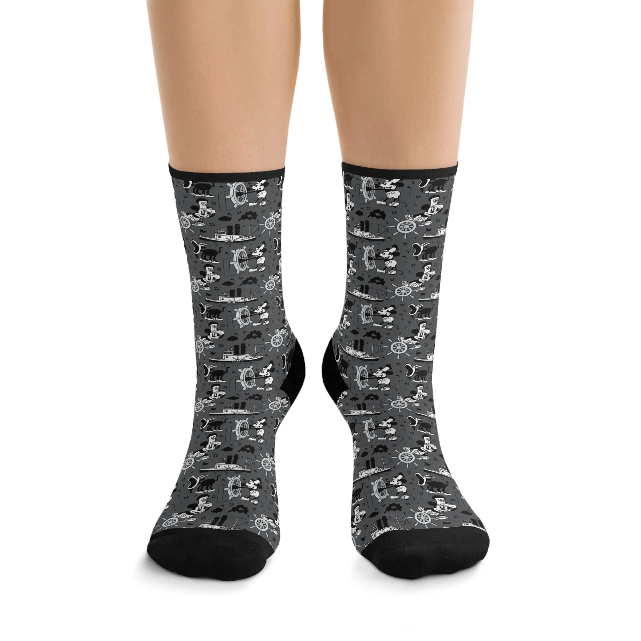 Steamboat Mickey Socks