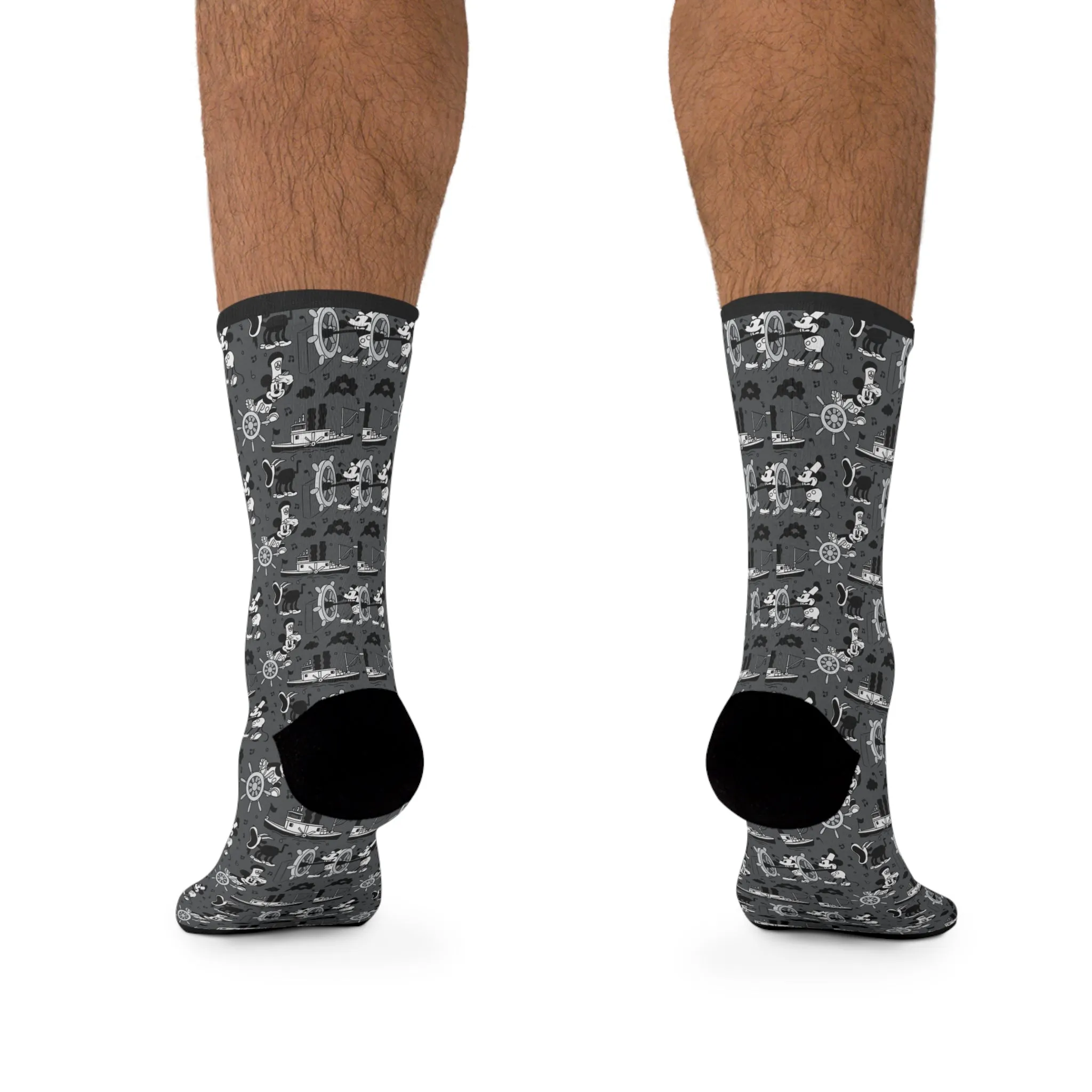 Steamboat Mickey Socks