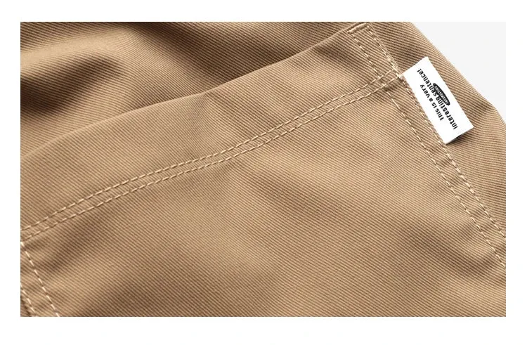 Straight Leg Twill Cargo Pants