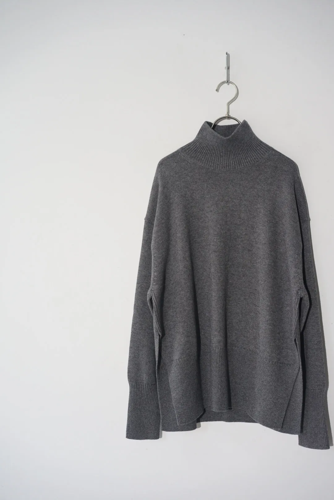 STUDIO NICHOLSON / 5GG MERINO COTTON ROLL NECK