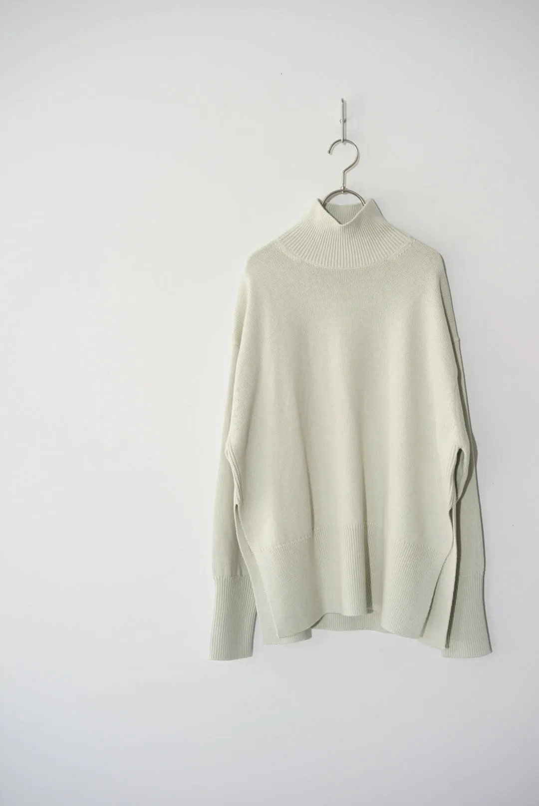 STUDIO NICHOLSON / 5GG MERINO COTTON ROLL NECK