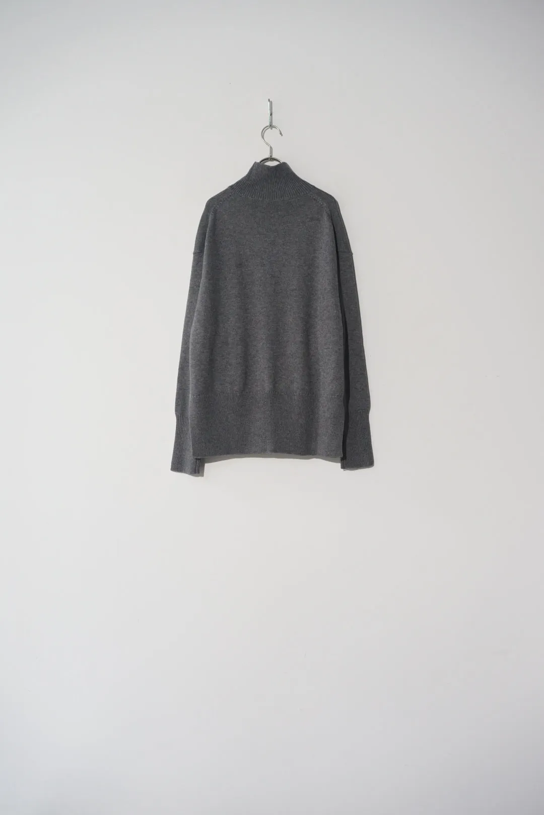 STUDIO NICHOLSON / 5GG MERINO COTTON ROLL NECK