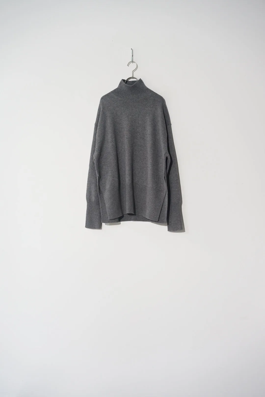 STUDIO NICHOLSON / 5GG MERINO COTTON ROLL NECK