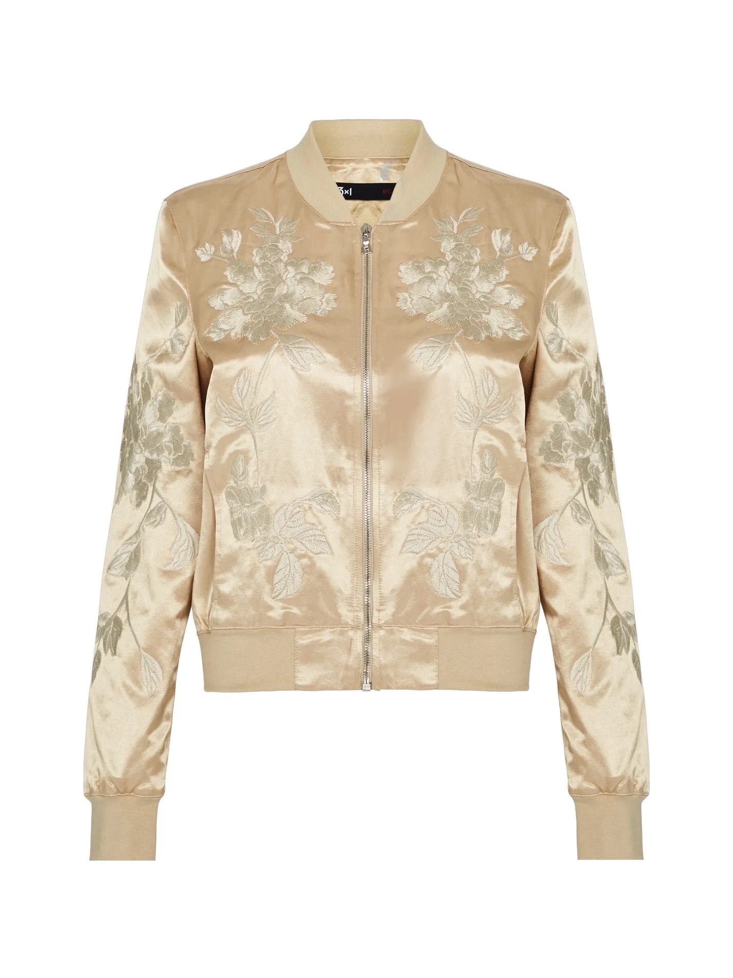 Suka Satin Bomber Jacket