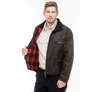 Swanndri Waimak Wool-lined Oilskin Jacket