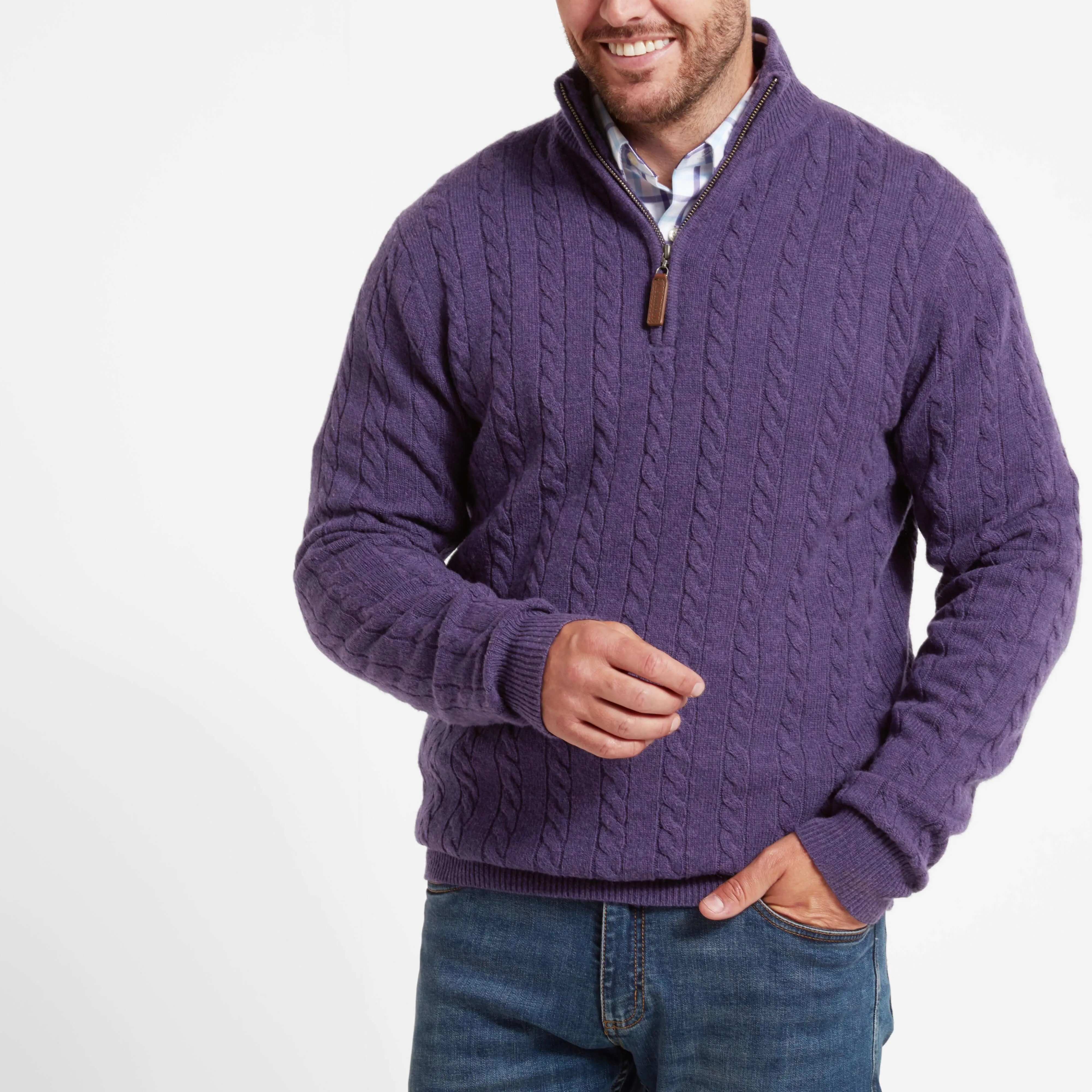 Tain Lambswool 1/4 Zip