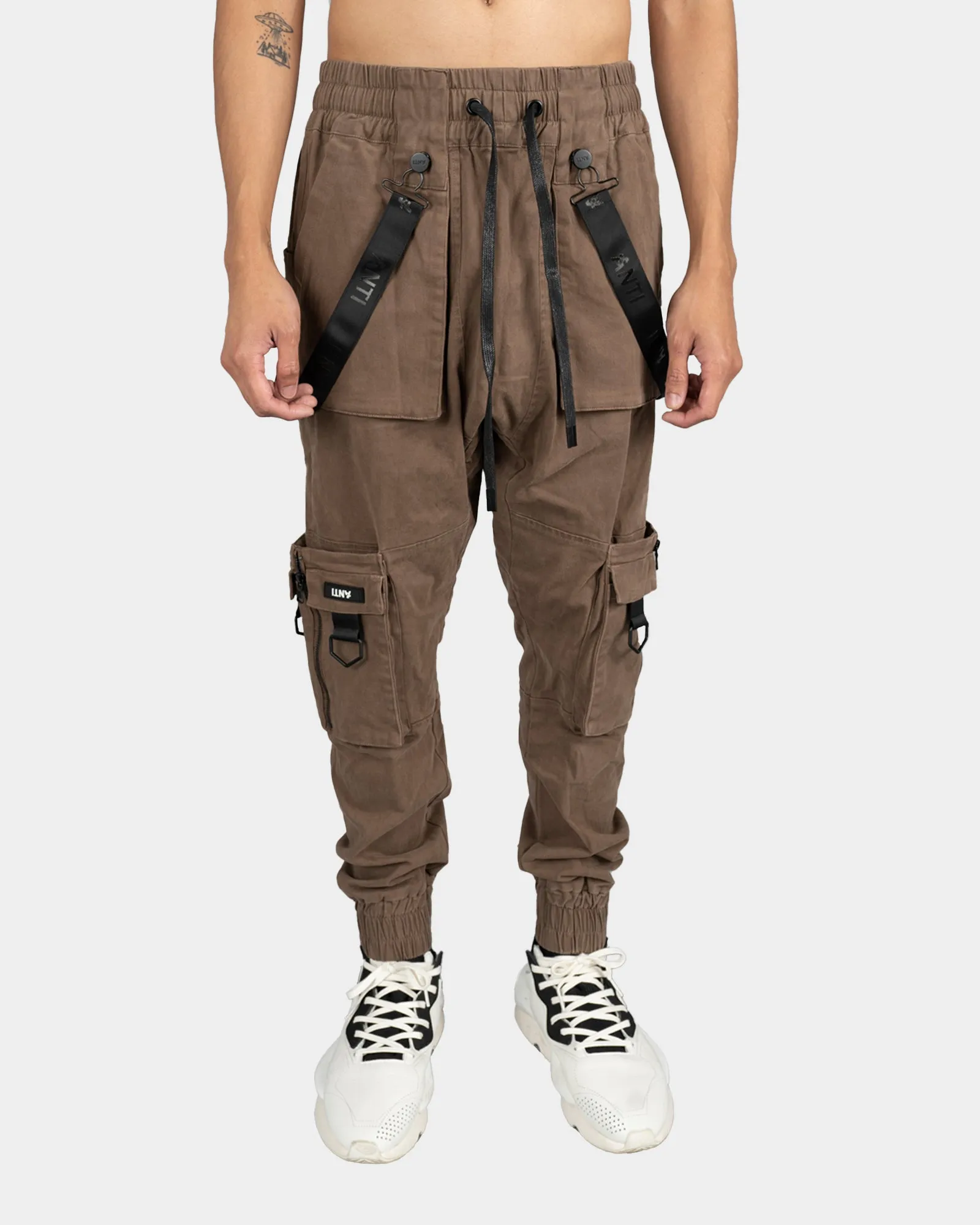 The Anti-Order Armed Forces Elite Joggers Brown Pigment