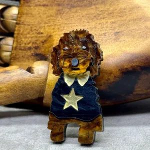 The Cockapoo Acrylic Art Dog Brooch