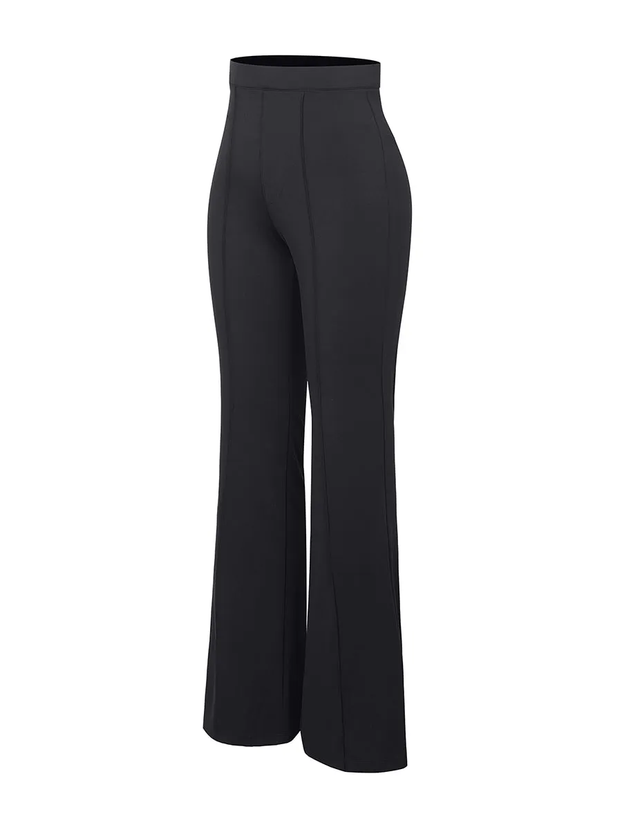 Theresa - High Waist Built-in Shaping Short Flare Broek