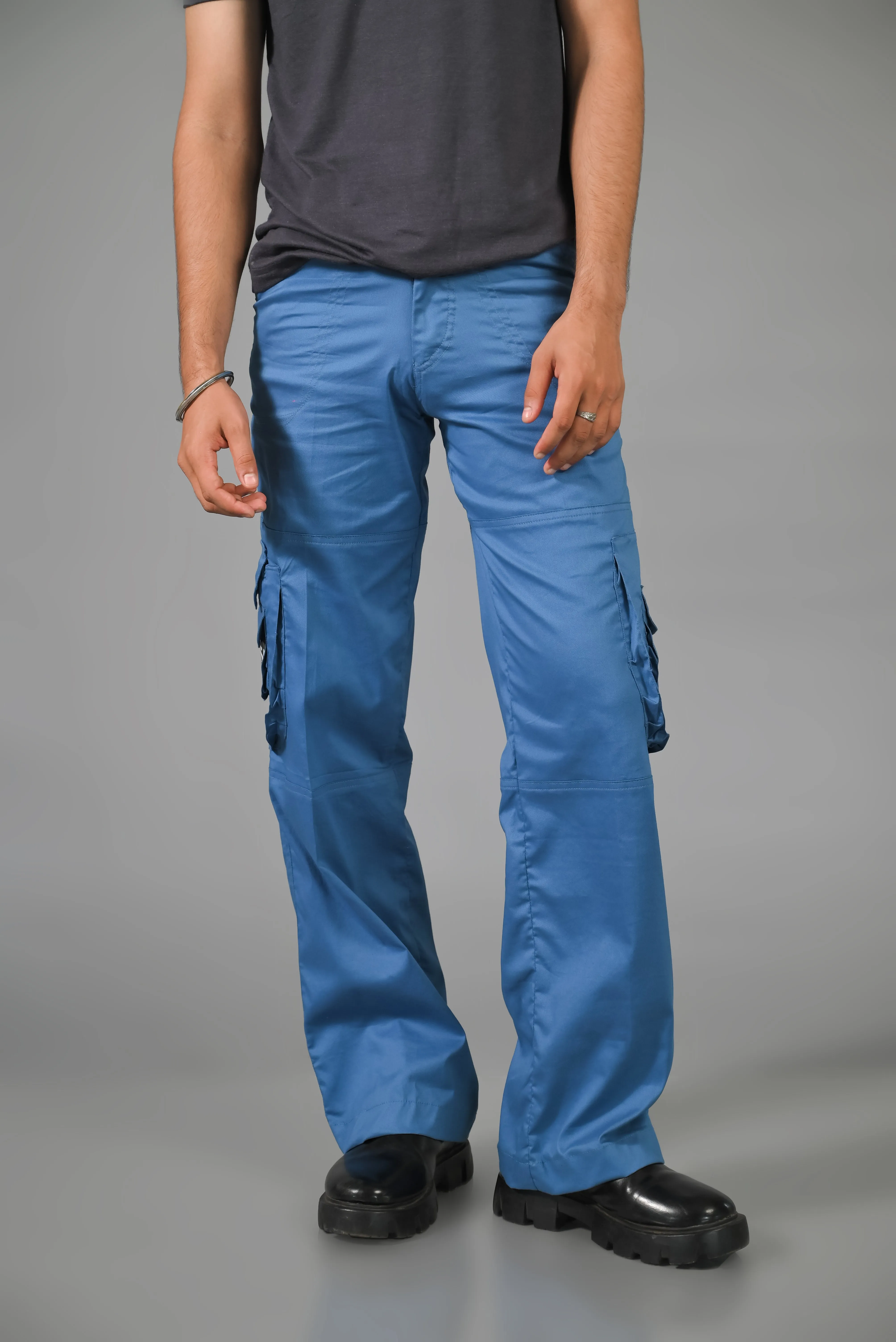 Thin Cargo - Wide Leg Cargo 'Blue'