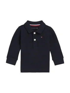 Tommy Hilfiger Baby Boys Navy Long Sleeve Polo