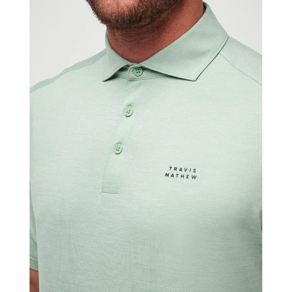 Travis Mathew Heater Golf Shirt - Jadeite