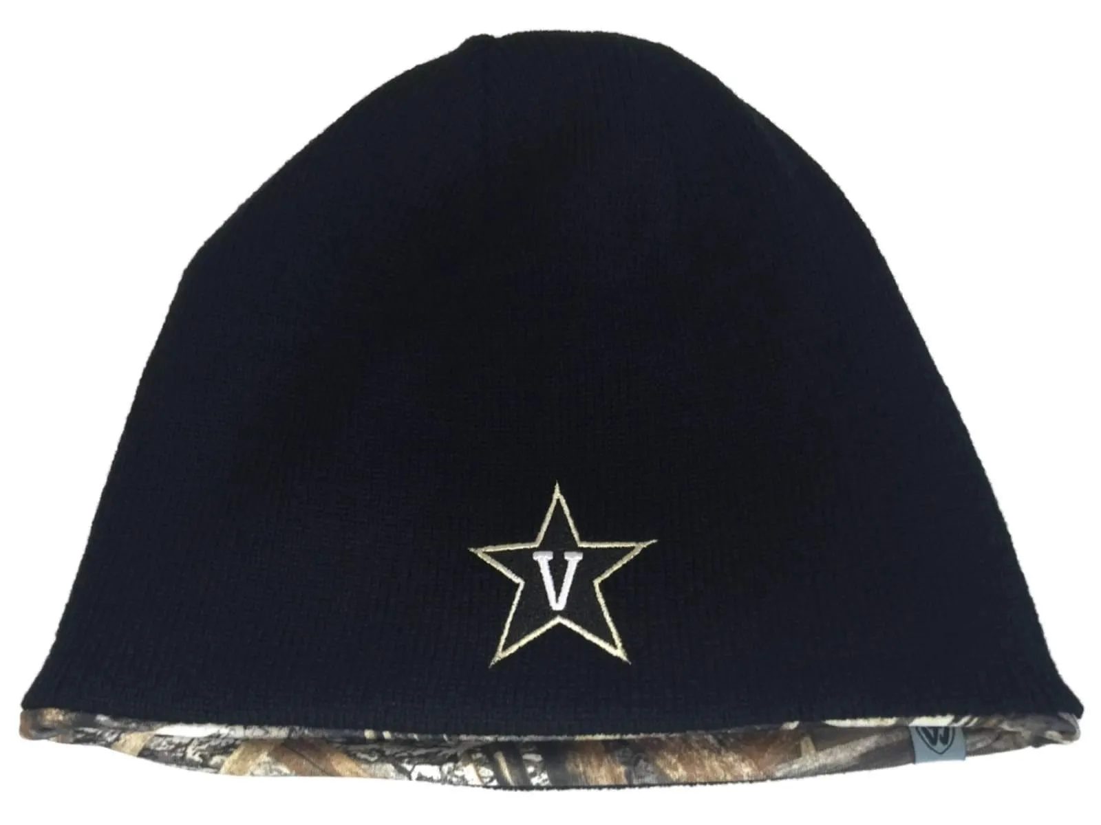 Vanderbilt Commodores TOW Realtree Max5 BLACK Seasons Reversible Beanie Hat Cap