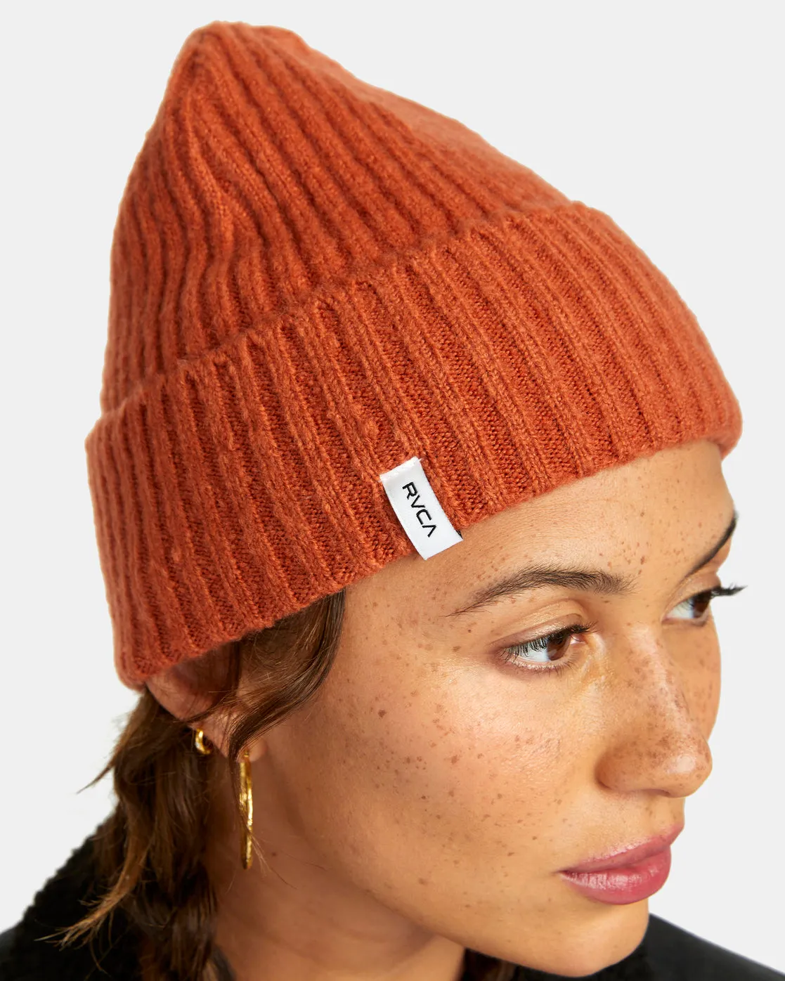 Warm Eyes Beanie - Cinnamon