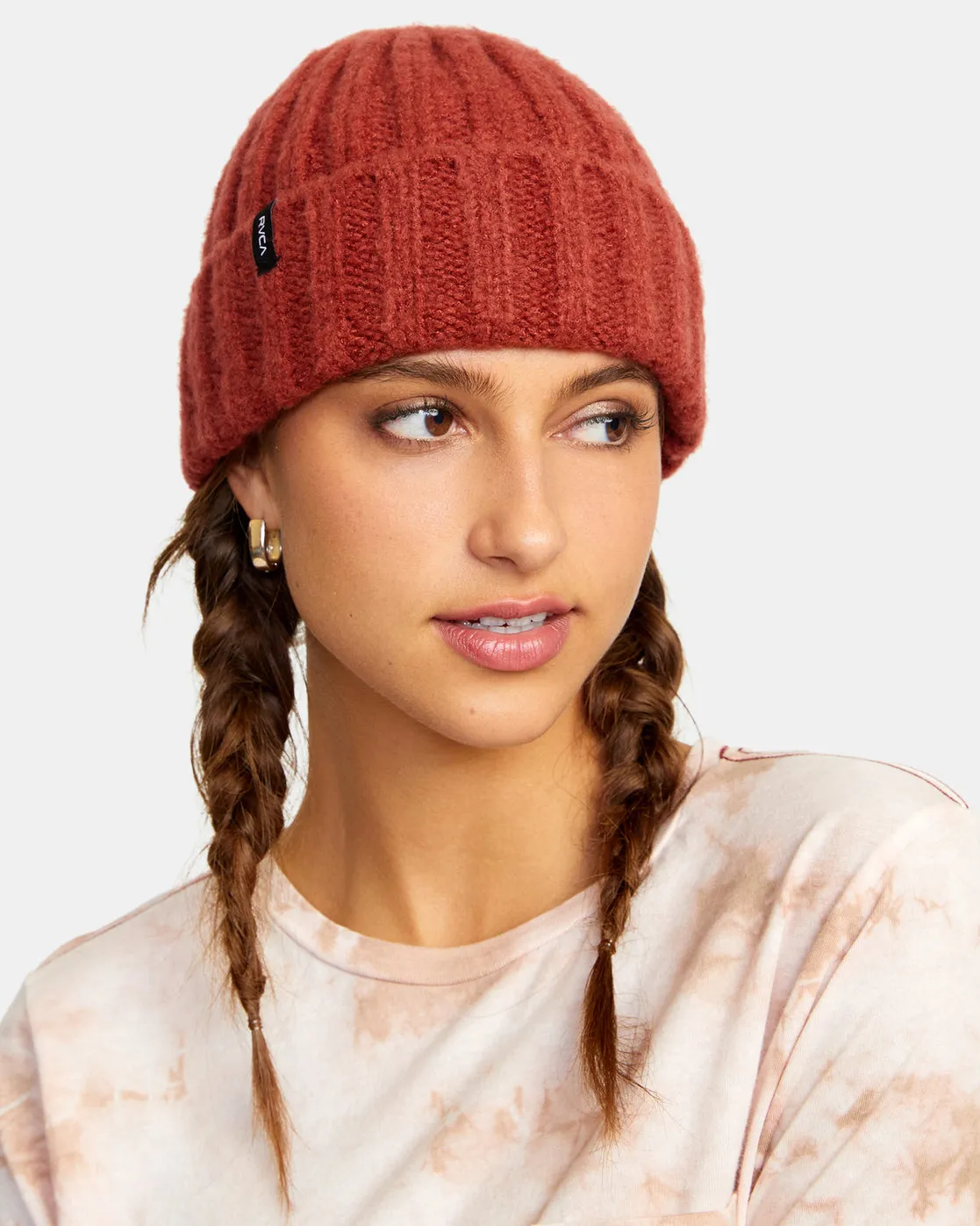 Warm Eyes Beanie - Rosewood