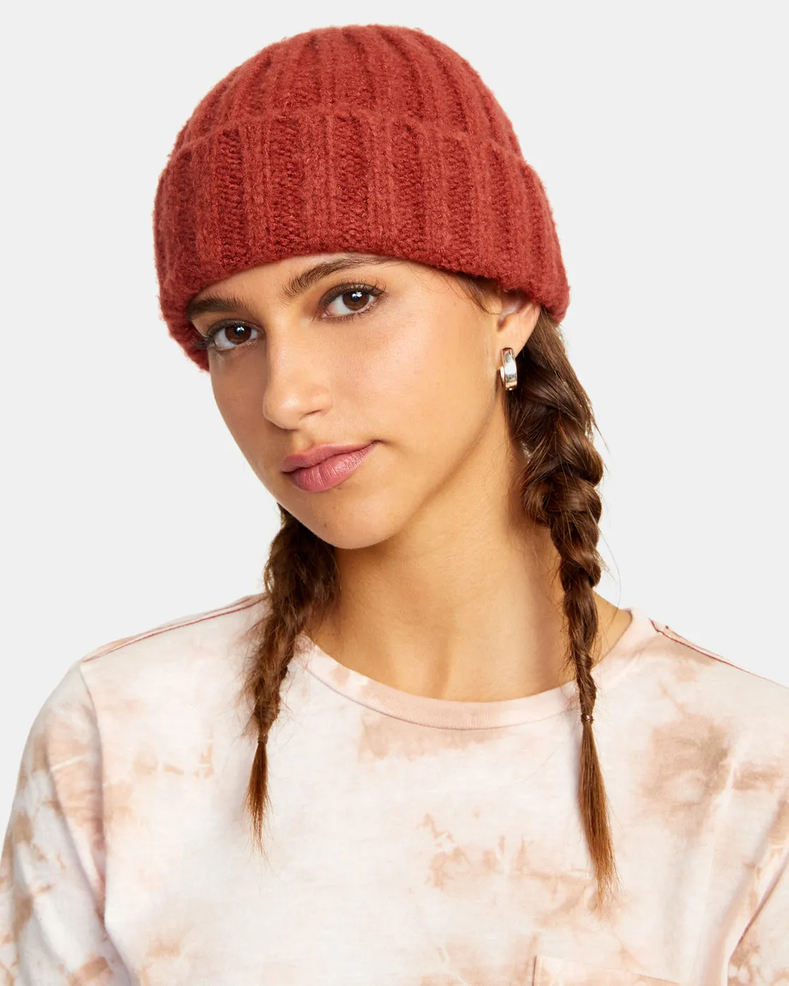 Warm Eyes Beanie - Rosewood