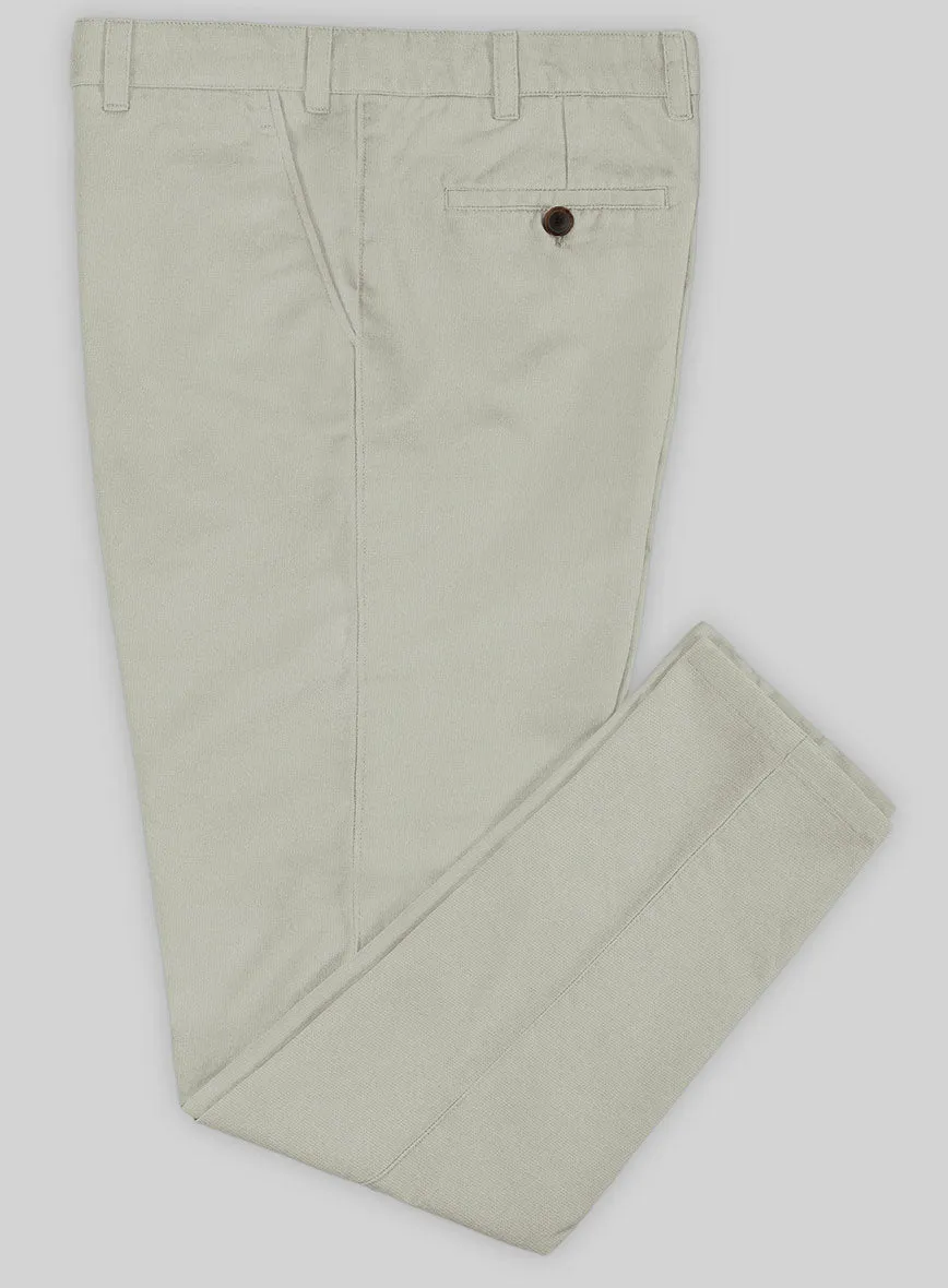 Washed Slate Green Stretch Chino Pants