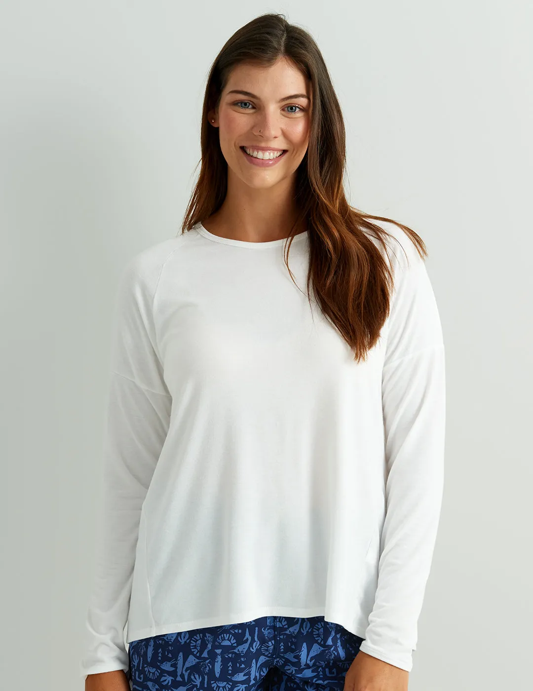 Womens Waypoint Flow Long Sleeve Tee