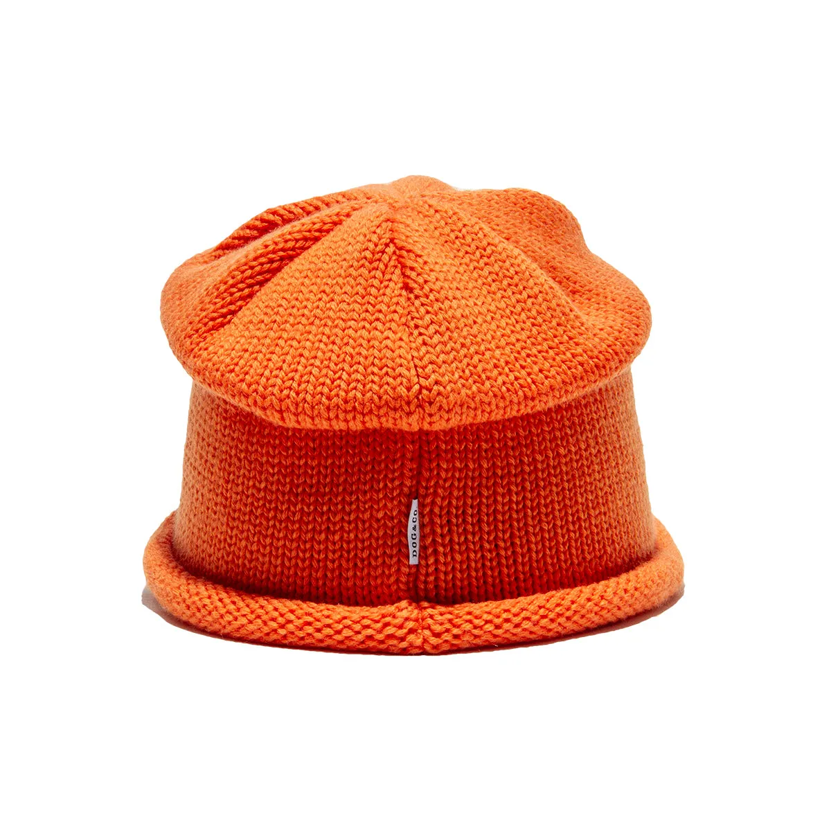 WOOL ROLL WATCH CAP - Orange