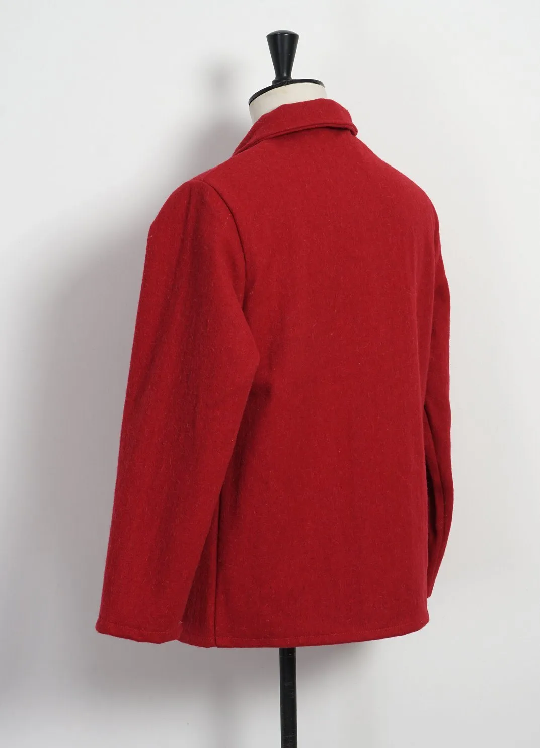 WORK JACKET | Wool | Red