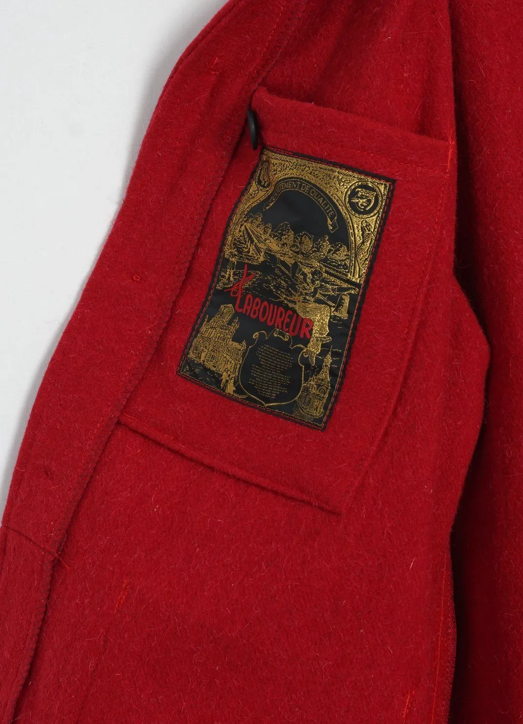 WORK JACKET | Wool | Red