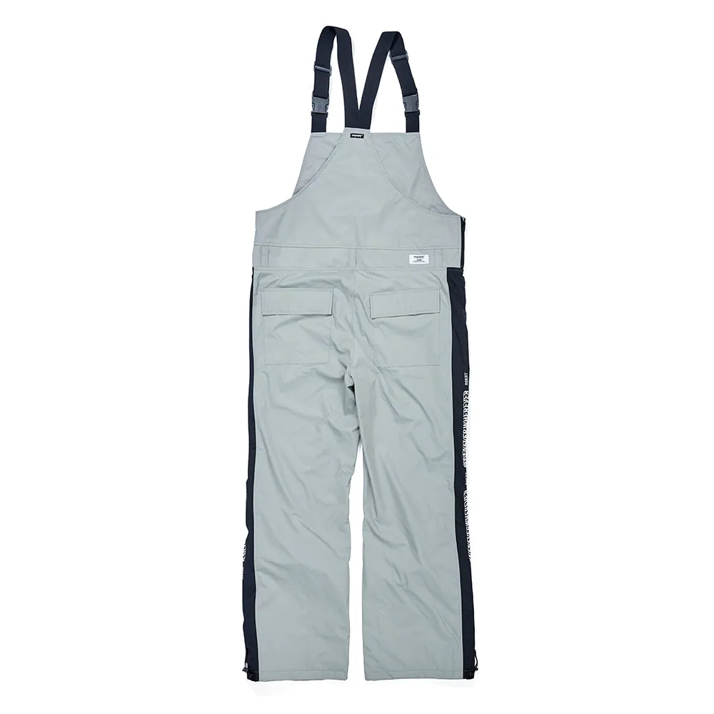 WWB BIB PANTS KHAKI GRAY