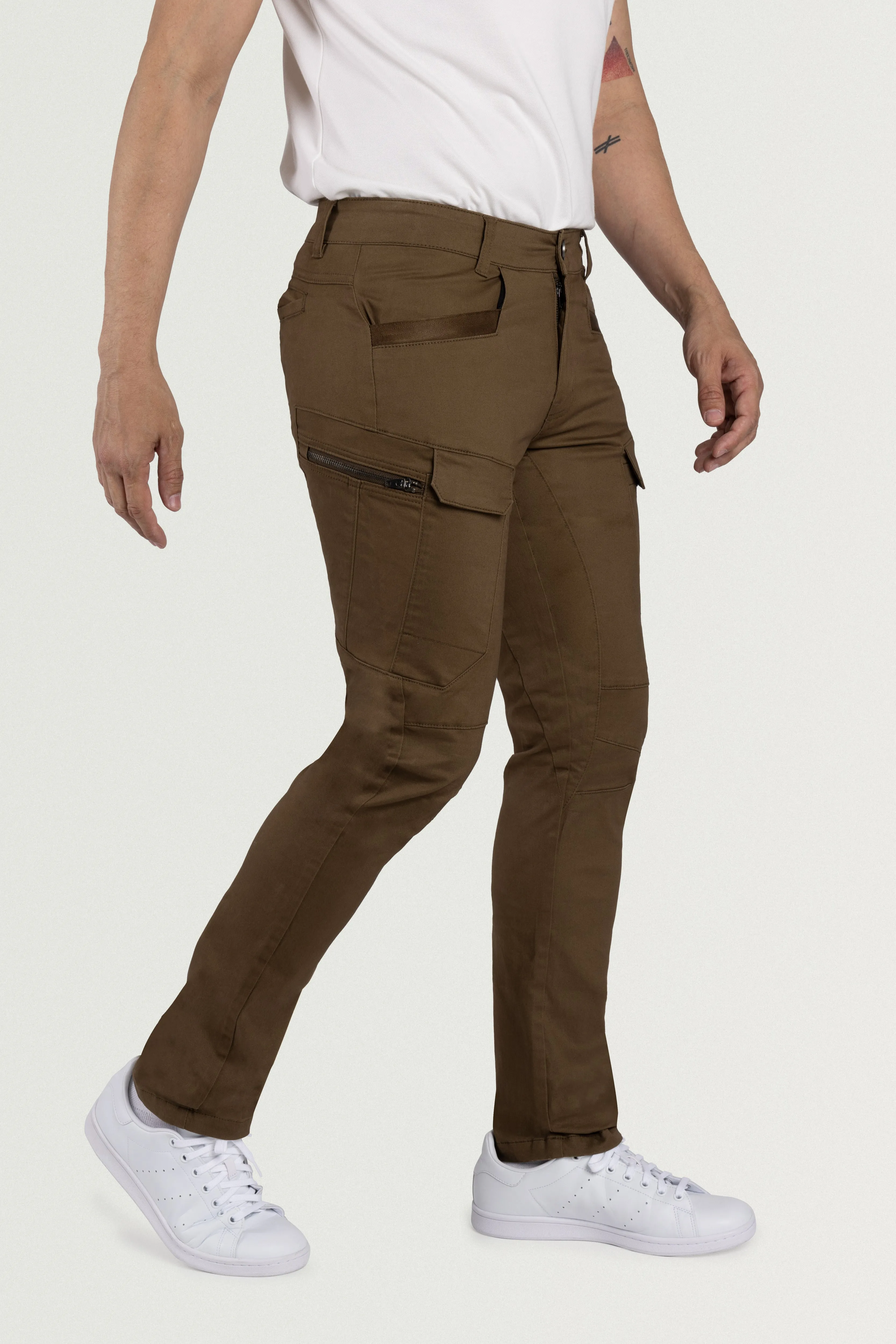 X RAY Men's Slim Fit Stretch Cargo Pants