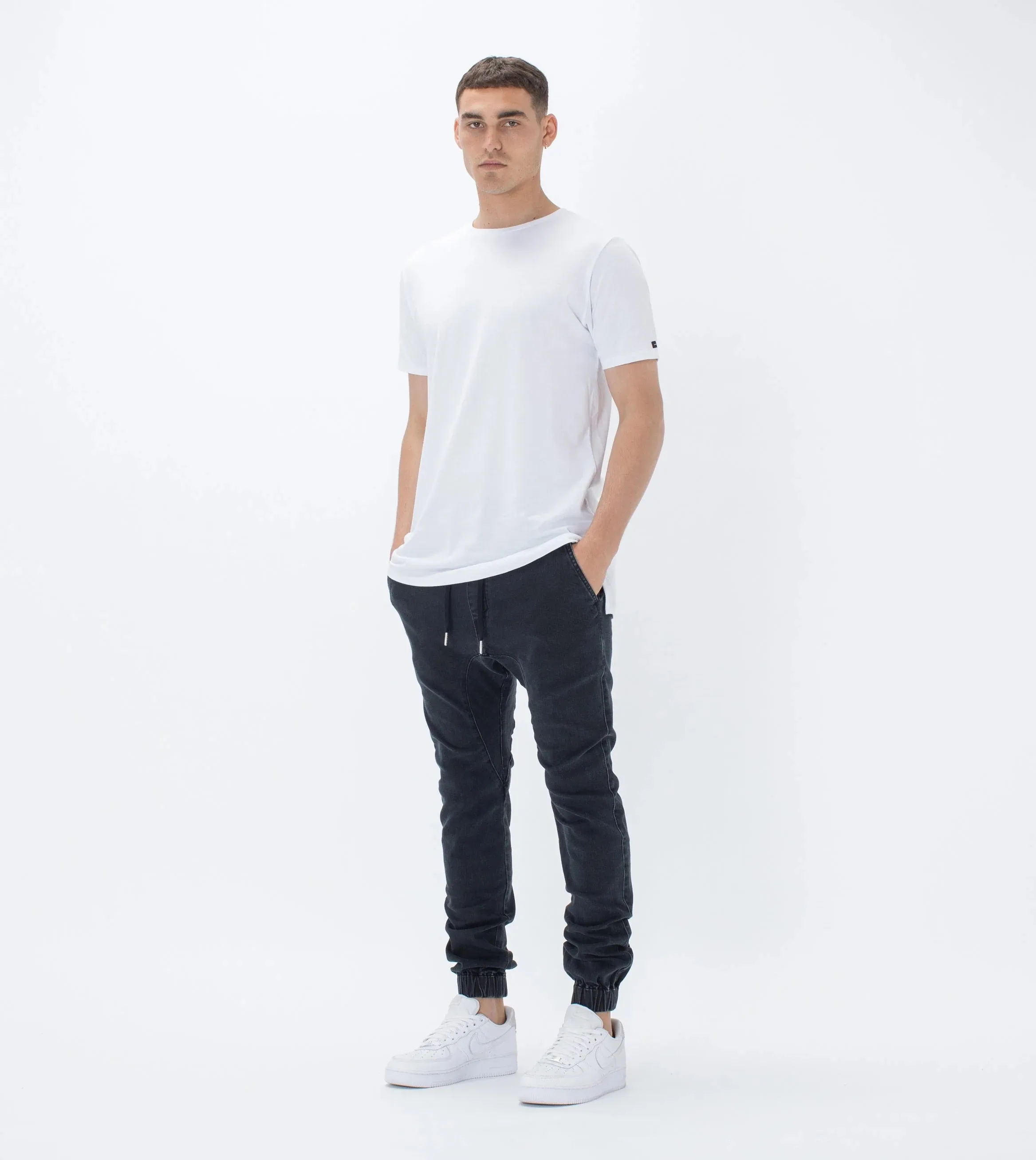 Zanerobe Sureshot Denim Jogger Black Wash 718-FLD